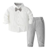 Costum elegant baieti Kidohug, 3 piese, 1 - 4 ani, diverse modele