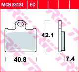 Set placute frana TRW MCB831EC - Husqvarna CR 65 - TC 85 - KTM Freeride 250 (14-17) - Freeride 350 (13-17) - KTM SX (12-18) 85cc