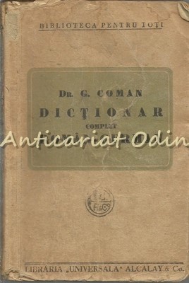 Dictionar Complet Roman-German - Dr. G. Coman foto