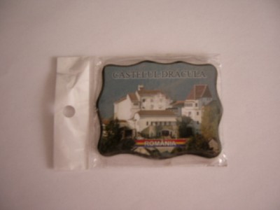 D1 - Magnet frigider - tematica turism - Castelul Bran - Romania 9 foto