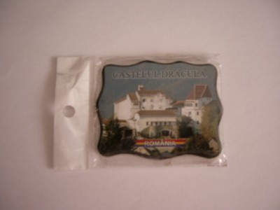 M3 C3 - Magnet frigider - tematica turism - Castelul Bran - Romania 9 foto