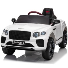 Masinuta electrica pentru copii Bentley Bentayga S, 4x4, 120W, 12V, echipare premium, alba