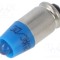 Lampă LED albastră 12V EAO, 1 diodă, 650mcd, 16mm