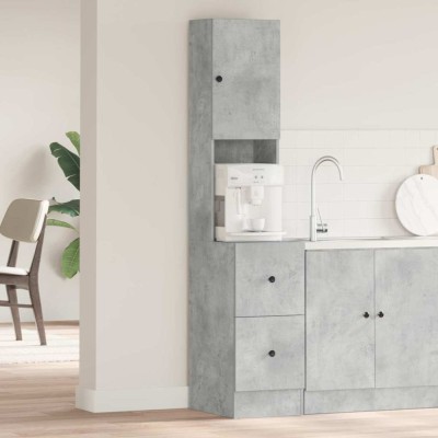 vidaXL Dulap de bucătărie cu sertar Gri 35 x 50 x 180 cm Lemn compozit 871373 foto