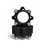 Distantier ATV 50 mm 4x110 centrare 90.2 cu 8 piulite M10x1.25 set 2 bucati aluminiu forjat negru Cod: DST8003