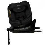 Scaun auto Appekids I-SIZE 40-150cm, Rear Facing 360&deg;, Pro Confort - Negru, Isofix, Protectie laterala, Tapiterie lavabila, 0-36kg