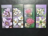 2021 - Romania - Flori din Rezervatiile Naturale din Romania - serie cu vigneta verticala