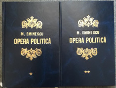 Mihai Eminescu - Opera politica (1-2, volumele reproduc ed. I. Cretu 1941) foto