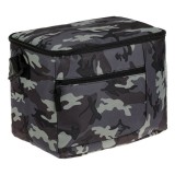 Geanta termoizolanta pentru alimente si bauturi,imprimeu camuflaj, 30x20x25 cm,16 litri, Oem