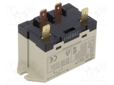 Releu electromagnetic SPST-NO 12VDC G7L OMRON pe panou foto