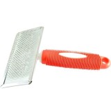 Perie tesala cromata caini si pisici L 17x11.5cm