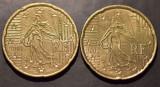 20 euro cent Franta 2001, 2002, Europa