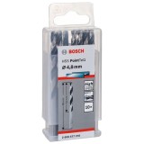 Bosch 2608577216 - Set burghie metal HSS-PointTeq 4.8 mm tija cilindrica 10 bucati
