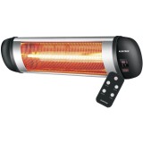 Radiator Electric Albatros RFC-2500AT Infrarosu de Perete, 3 trepte de putere 850W / 1650W / 2000W, Grad protectie IP34, Lampa cu fibra din carbon, Te