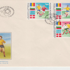 FDCR - Preliminariile Campionatului Mondial de fotbal Italia - LP1234 - an 1990