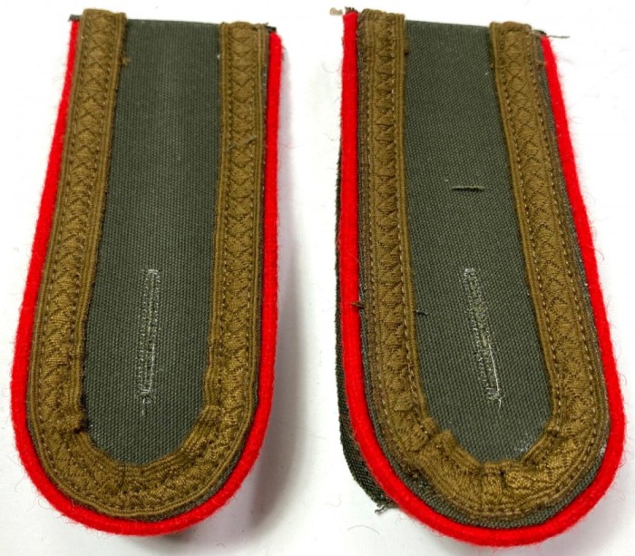WW2 Epoleti German DAK NCO Artillerie Unteroffizier subdued