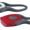 Set lumini bicicleta silicon Twins, 2 LED-uri albe + 2 LED-uri rosii super bright, 2 functii