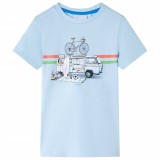 Tricou pentru copii, albastru deschis, 116