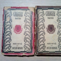 I. L. CARAGIALE -Teatru - 2 Vol. - Octav Minaur (editie critica) -1924, 451+499p