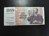 ISLANDA 1000 KRONUR 2001 SUPERBĂ