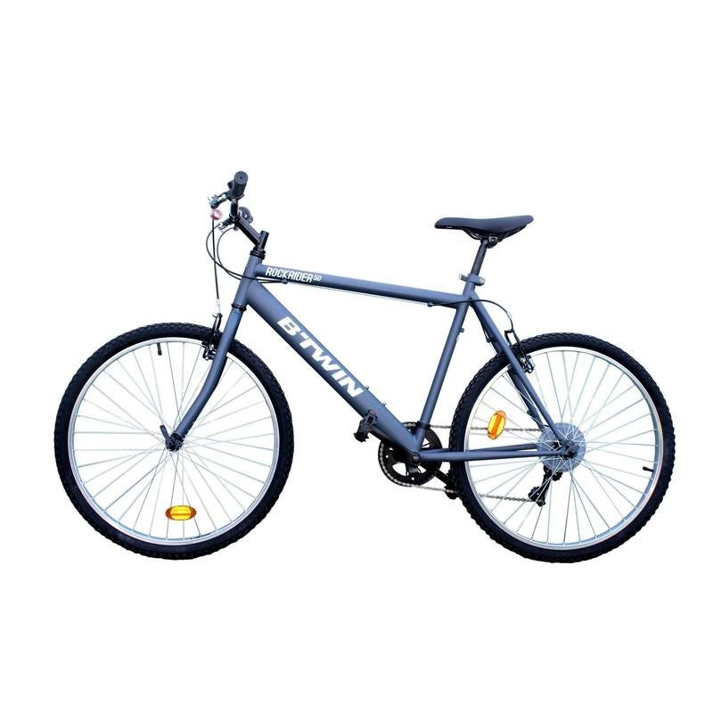 Bicicleta noua gri BTWIN RockRider 50, 26 inch 6 viteze garantie 2020 |  arhiva Okazii.ro