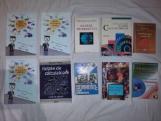 Pachet 10 carti INVATARE PROGRAMARE - informatica - limbaje programare foto