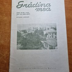 revista gradina mea iulie-septembrie 1937-viticultura,avicultura,pomi,legume