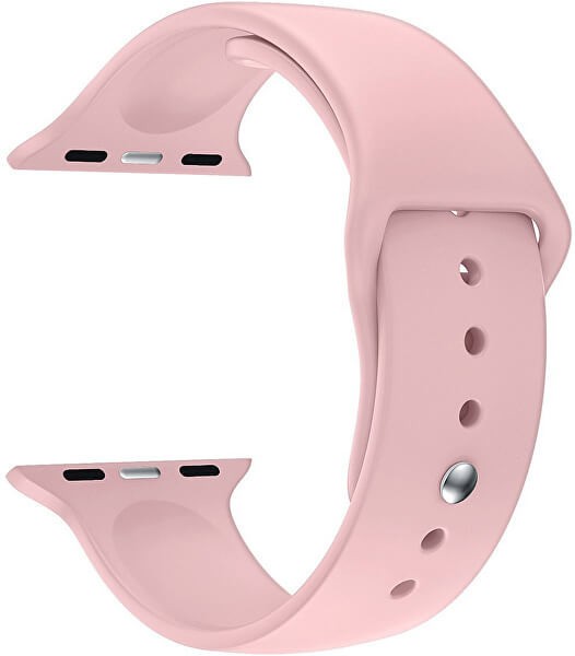Curea din silicon pentru ceas Apple Watch Roz