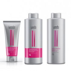 Set pentru par vopsit Londa Professional Color Radiance: 1000 ml Sampon 1000 ml Tratament 200 ml Masca foto