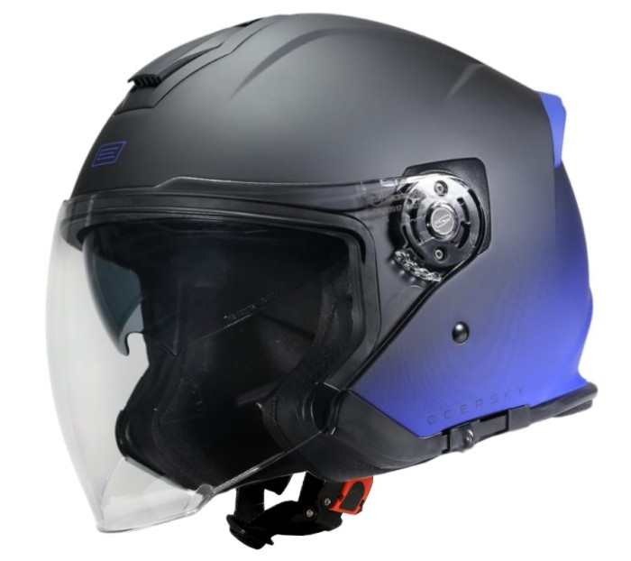 Casca moto semi-integrala, Origine Palio 2.0 DeepSky, culoare negru/albastru mat... Cod Produs: MX_NEW KASORI1268