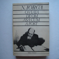 O viata de om asa cum a fost - Nicolae Iorga