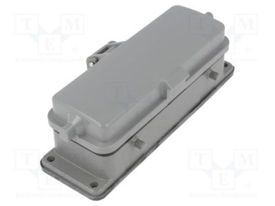 Carcasă TE Connectivity HDC dimensiune 8 pentru conector cu clichet dublu, montare pe panou foto