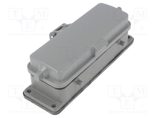 Carcasă TE Connectivity HDC dimensiune 8 pentru conector cu clichet dublu, montare pe panou