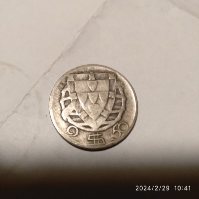 -Y- MONEDA PORTUGALIA 2,5 ESCUDOS 1944 (ARG) foto