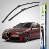 Cumpara ieftin Ștergătoare Alfa Romeo Giulia (952_) 2015&rarr; | Valeo Silencio Xtrm VF824 | Set Față 600+450mm