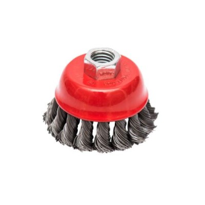 Perie sarma, tip cupa, cu toroane, M14, 65 mm, Beorol GartenVIP DiyLine foto