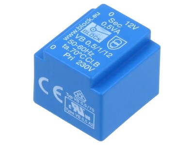 Transformator &amp;icirc;ncapsulat 230VAC 12V foto