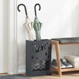 vidaXL Stand de umbrelă antracit 28x12x41 cm din oțel