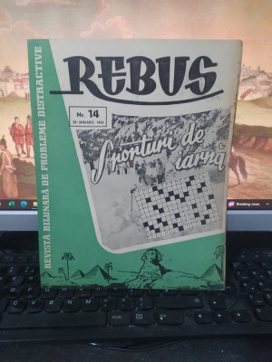 Rebus, revistă bilunară de probleme distractive, nr. 14, 20 ian. 1958, 111 foto