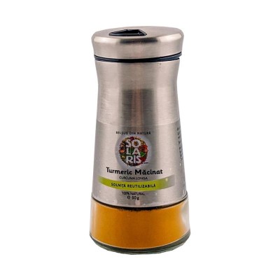 Turmeric Macinat Solnita Reutilizabila 50 grame Solaris foto