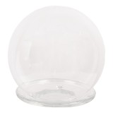 Platou decorativ sticla 15x16 cm