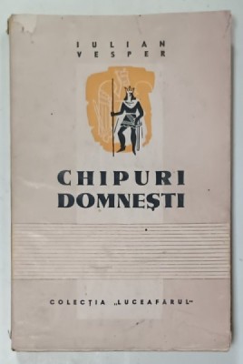CHIPURI DOMNESTI de IULIAN VESPER , 1944 , PREZINTA HALOURI DE APA SI URME DE UZURA foto