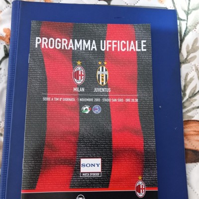 Program MILAN - JUVENTUS foto