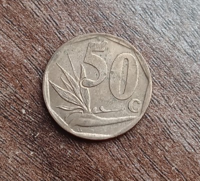 C50 - Moneda foarte veche - 50 centi - Africa de Sud - 2005 foto