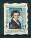 Austria 1991 - Franz Grillparzer, personalitati, neuzat
