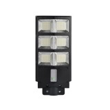 Felinar solar stradal, cu telecomanda, senzor miscare si luminozitate, eMazing, prindere inclusa, 135 LED, IP65, material ABS, 8AH, 100W, lumina rece