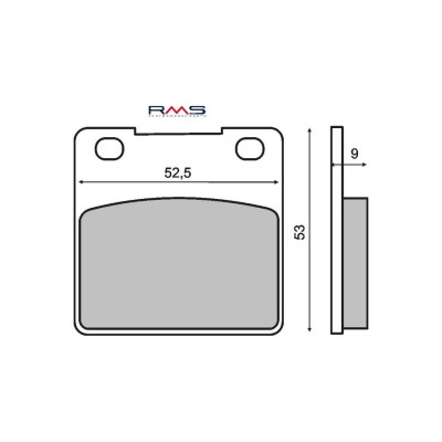 MBS Placute frana Suzuki GSX/ GSF Bandit/ RG /SV/ GSXR/ TL MCB531, Cod Produs: 225100720RM foto