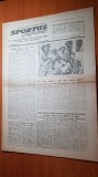 Sportul popular 27 august 1953-intreceri viu disputate la oina,atletism,volei