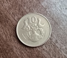 C50 - Moneda foarte veche - Cipru - 10 centi - 1983
