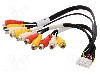 Cablu conectare Kenwood, conector RCA, 20 pini, T114722 foto